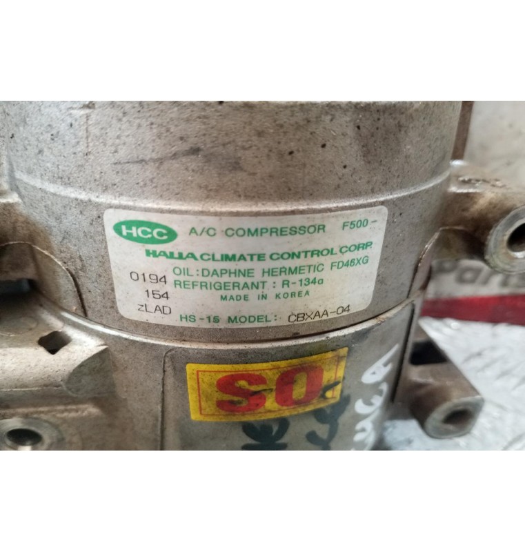 Κομπρεσέρ Aircondition - A/C Hyundai Accent Κωδ.Κινητηρα G4EA 1997-2002 CBXAA-04 HS-15 F500