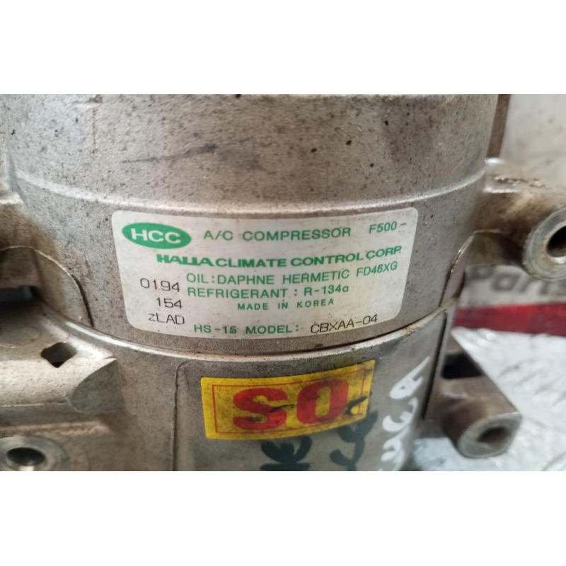 Κομπρεσέρ Aircondition - A/C Hyundai Accent Κωδ.Κινητηρα G4EA 1997-2002 CBXAA-04 HS-15 F500