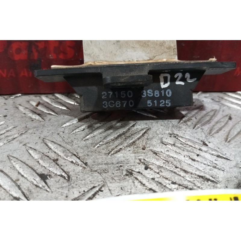 Αντίσταση Βεντιλατερ Nissan Navara D22 1998-2001 4 pins