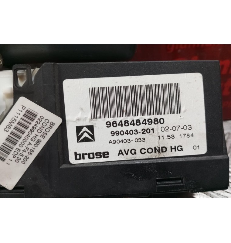 Μοτερ Παραθύρου Εμπρος Αριστερα Citroen C5 2001-2004 16+6+6 pins 9648484980