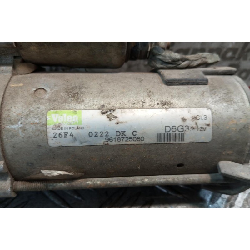 Μίζα Citroen Xsara Κωδ.Κινητηρα NFU 2000-2005 9 Δοντια D6G3 9618725080
