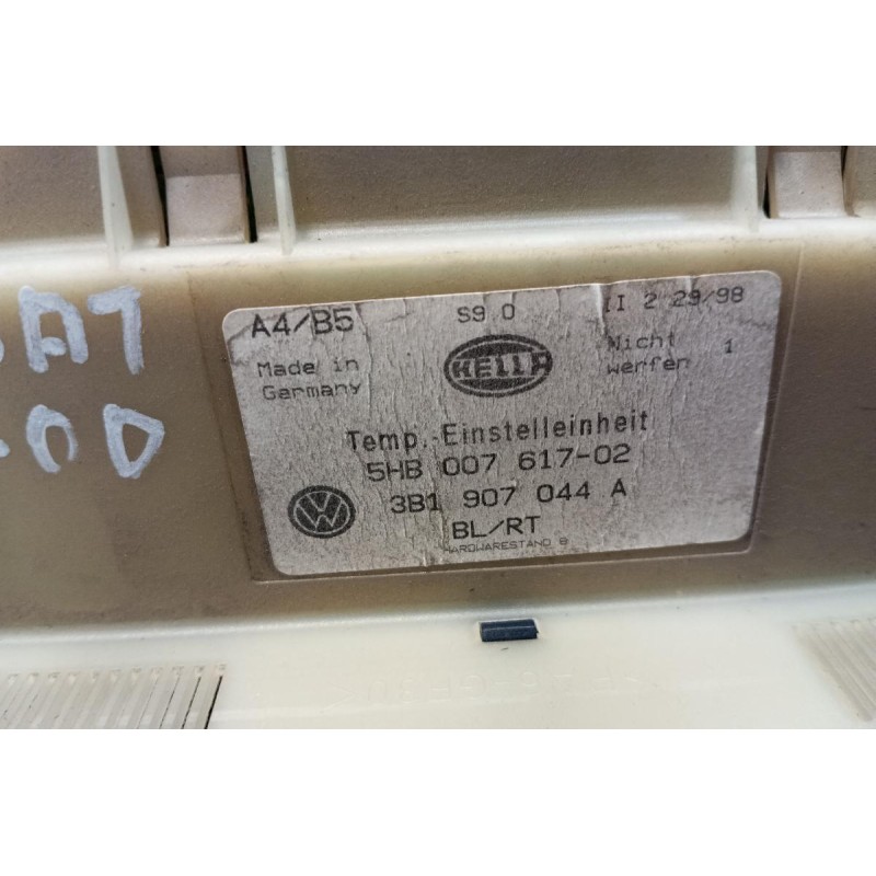 Χειριστήριο Κλιματισμού Volkswagen Passat 1997-2000 3B1907044A 5HB007617-02