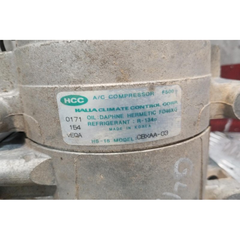 Κομπρεσέρ Aircondition - A/C Κλιματισμός Hyundai Accent G4EA 2000-2004 CBXAA-03 HS-15 F500