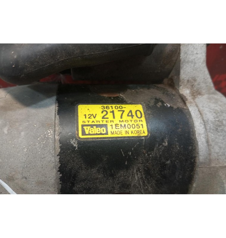 Μίζα Hyundai Accent Κωδ.Κινητηρα G4EA 2000-2004 36100-21740 8 Δοντια