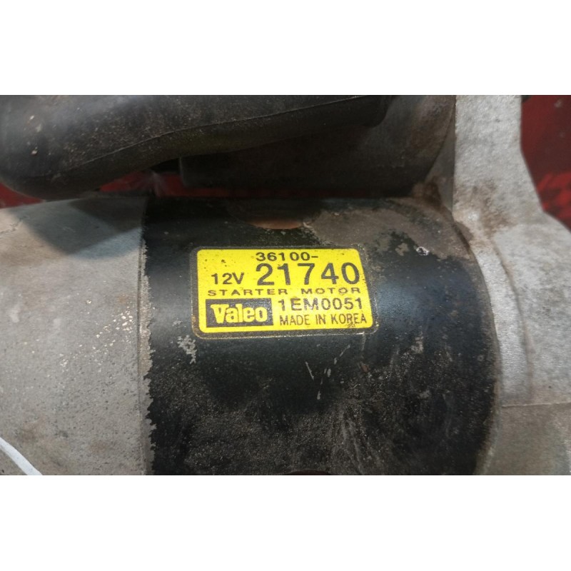 Μίζα Hyundai Accent Κωδ.Κινητηρα G4EA 2000-2004 36100-21740 8 Δοντια