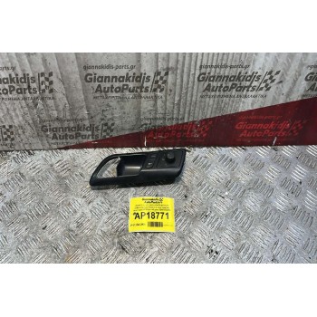 Διακόπτες κεντρικόυ κλειδώματος & καθρεπτών με πλαίσιο 3 Door Εμπρός Αριστερά VW Polo 4+6 pins 6Q1837247G 2002-2005