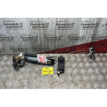 Ηλεκτρομαγνητική κλειδαριά με εσωτερικό & εξωτερικό χερούλι πίσω δεξία 4 pins Hyundai XG 99-05