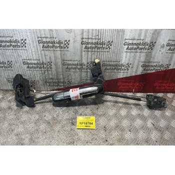 Ηλεκτρομαγνητική κλειδαριά με εσωτερικό & εξωτερικό χερούλι πίσω αριστερά 4 pins Hyundai XG 99-05