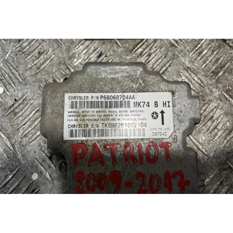 Εγκέφαλος Αερόσακων Jeep Patriot 2009-2017 P68068704AA