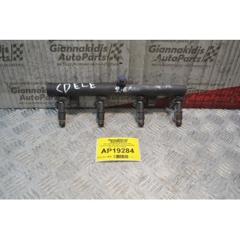 Μπεκιέρα-Φλογέρα Peugeot 406 Αρ.Κινητήρα RFN 2000-2004 9628084680 Kωδ. Μπέκ 01F003A