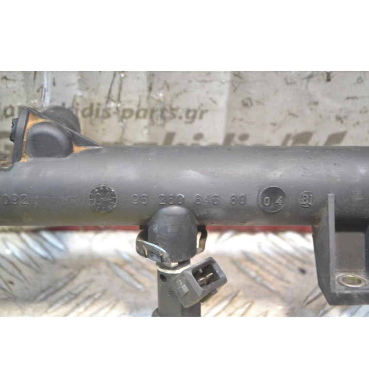 Μπεκιέρα-Φλογέρα Peugeot 406 Αρ.Κινητήρα RFN 2000-2004 9628084680 Kωδ. Μπέκ 01F003A