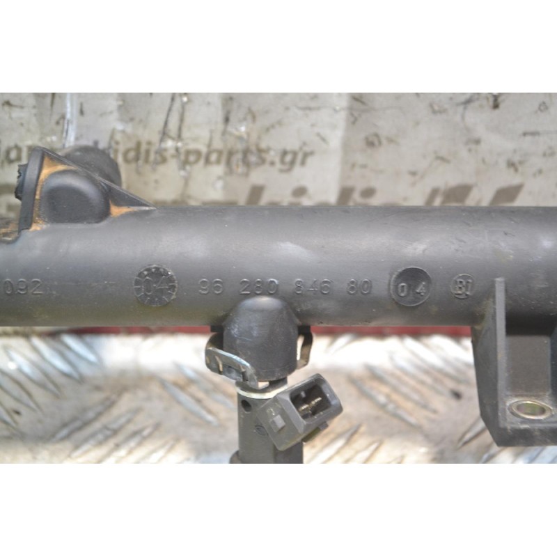 Μπεκιέρα-Φλογέρα Peugeot 406 Αρ.Κινητήρα RFN 2000-2004 9628084680 Kωδ. Μπέκ 01F003A