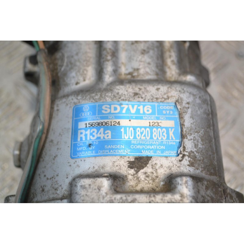 Κομπρεσέρ Aircondition - A/C Volkswagen Polo Αρ.Κινητήρα AUD 1995-2001 1J0820803