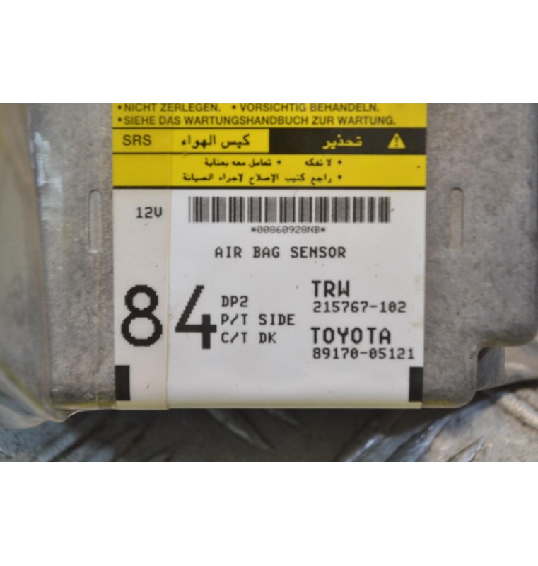 Εγκέφαλος Αερόσακων Toyota Avensis Τ25 2003-2008 89170-05121