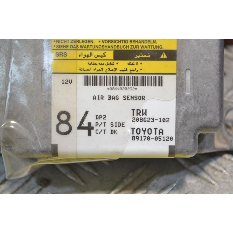 Εγκέφαλος Αερόσακων Toyota Avensis Τ25 2003-2008 89170-05120