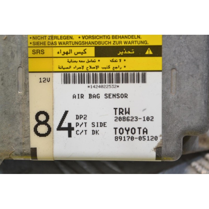 Εγκέφαλος Αερόσακων Toyota Avensis Τ25 2003-2008 89170-05120