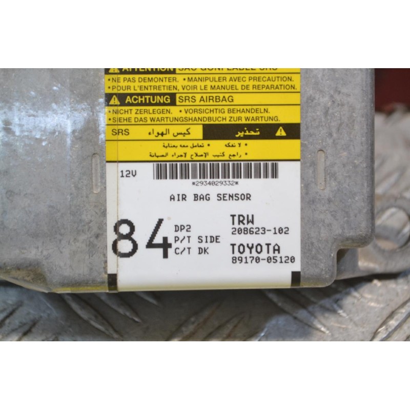 Εγκέφαλος Αερόσακων Toyota Avensis Τ25 2003-2008 89170-05120