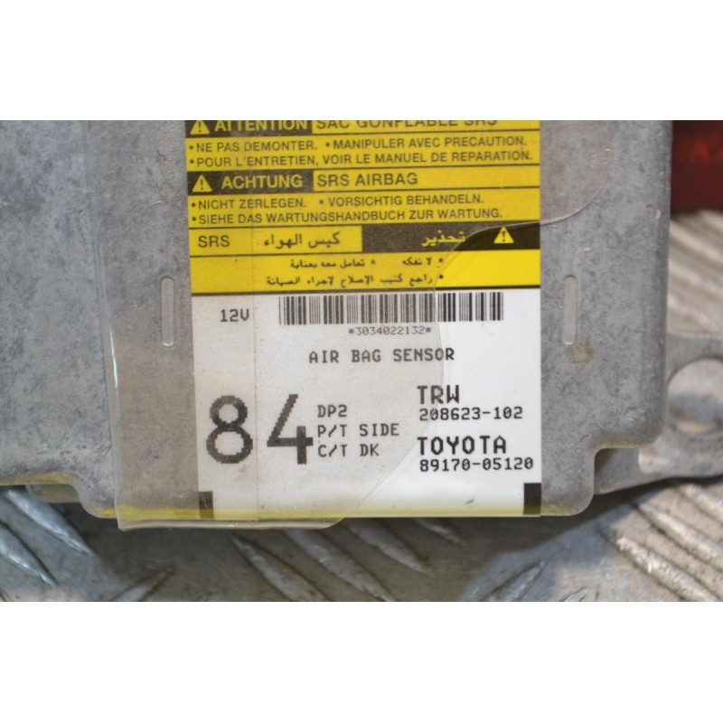 Εγκέφαλος Αερόσακων Toyota Avensis Τ25 2003-2008 89170-05120