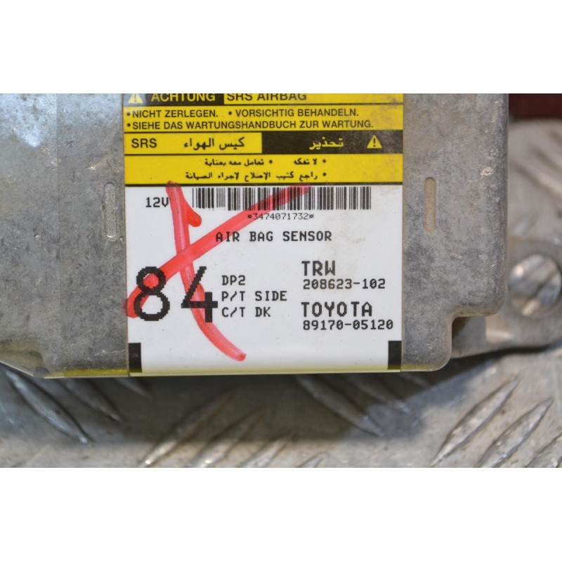 Εγκέφαλος Αερόσακων Toyota Avensis Τ25 2003-2008 89170-05120