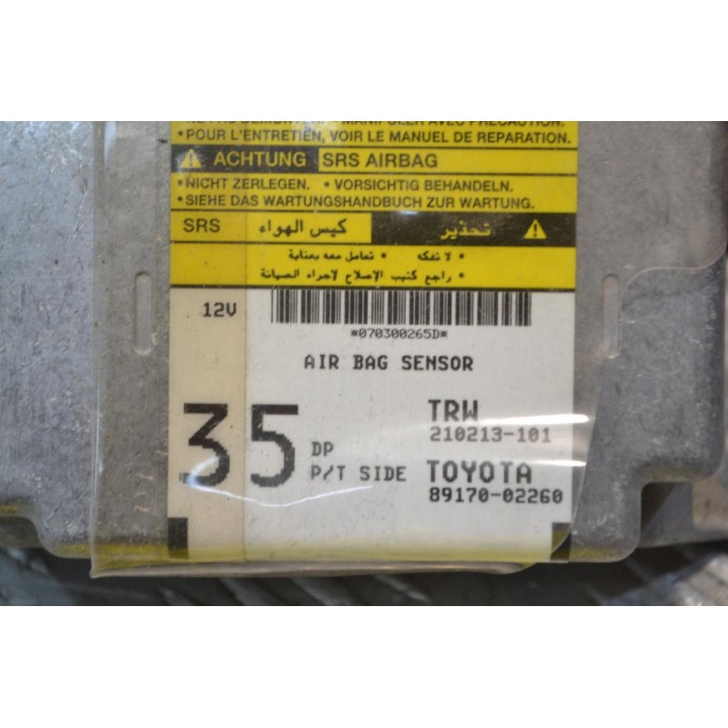 Εγκέφαλος Αερόσακων Toyota Corolla 2002-2004 89170-02260