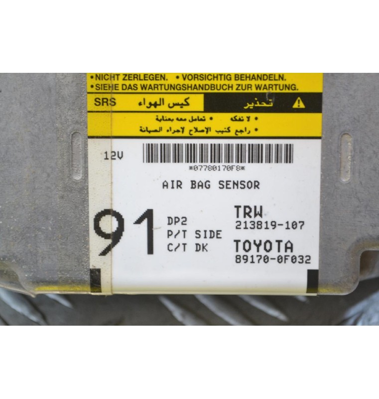 Εγκέφαλος Αερόσακων Toyota Corolla Verso 2004-2008 89170-0F032