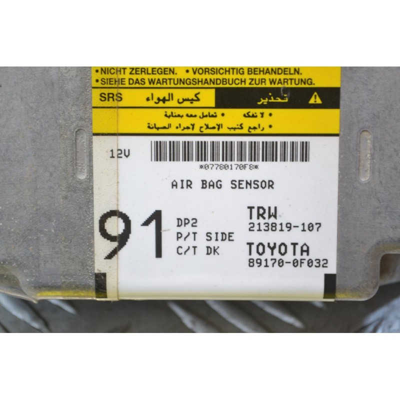 Εγκέφαλος Αερόσακων Toyota Corolla Verso 2004-2008 89170-0F032