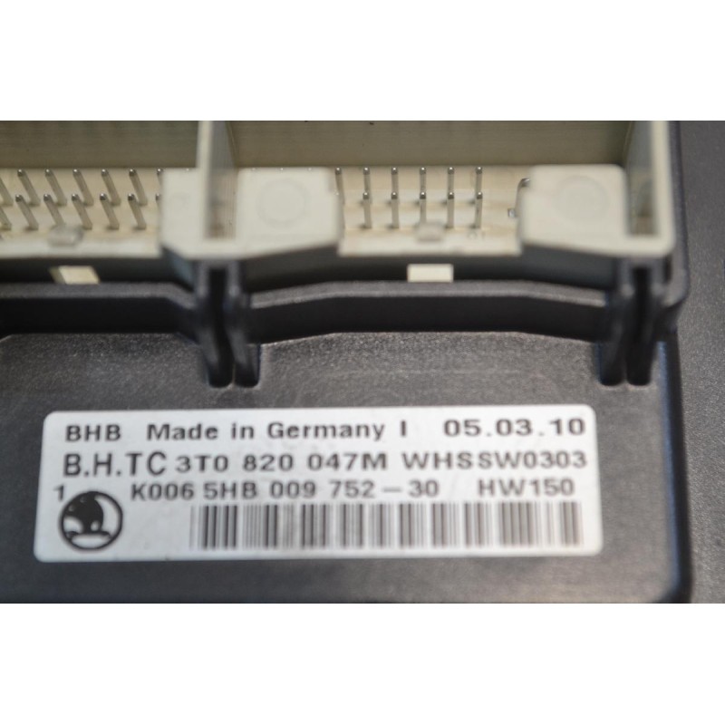 Χειριστήριο Κλιματισμού Skoda Octavia 5 2008-2013 3T0820047M