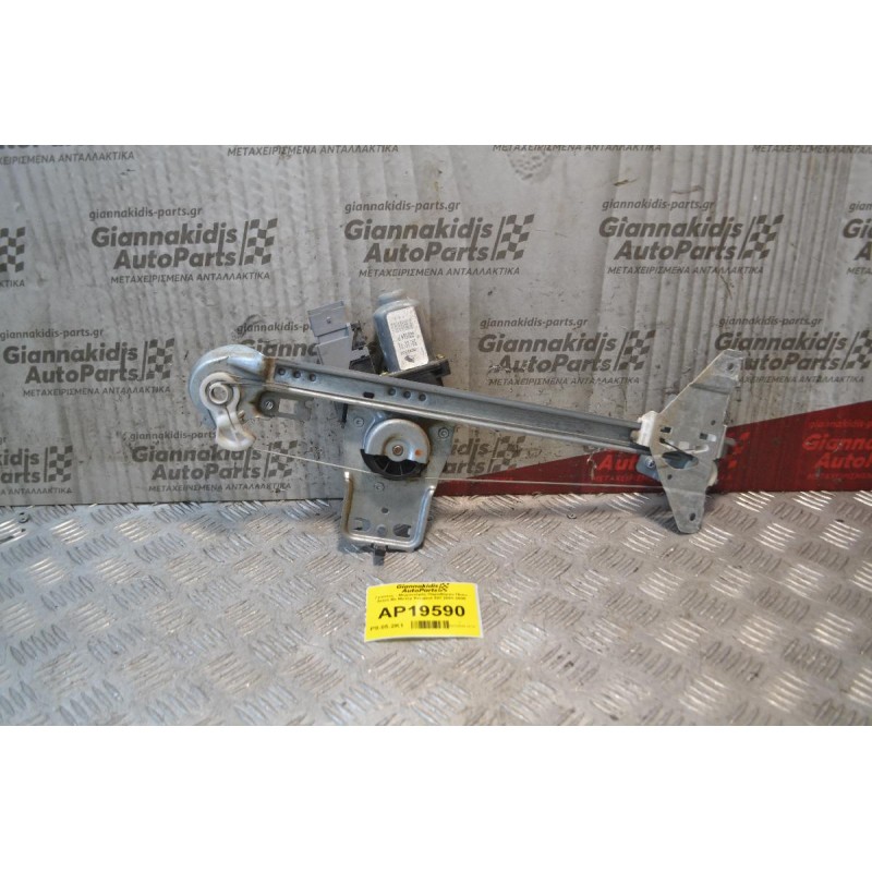 Γρύλλος - Μηχανισμός Παραθύρου Πίσω Δεξιά Με Μοτέρ 6pins Peugeot 307 2001-2005