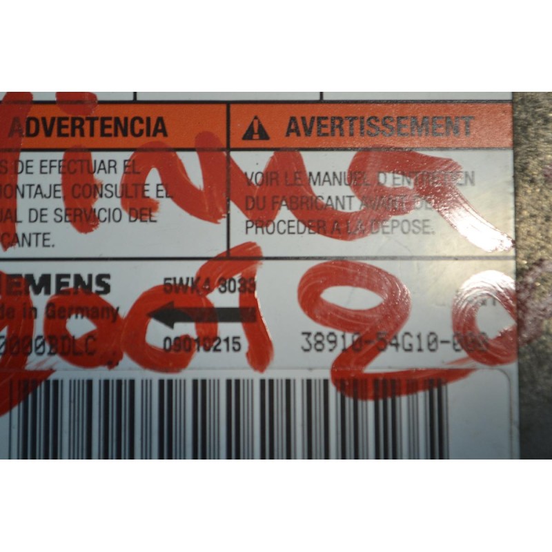 Εγκέφαλος Αερόσακων Suzuki Liana 2001-2007 38910-54G10-000