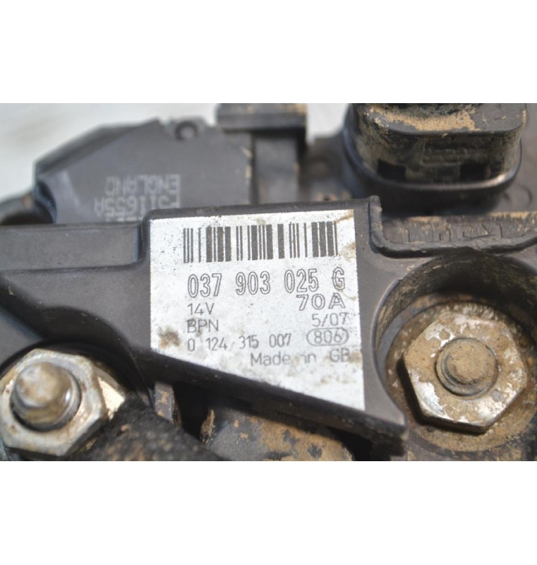 Δυναμό Volkswagen Passat Diesel Αρ.Κινητήρα ΑΑΖ 1991-1997 037903025G