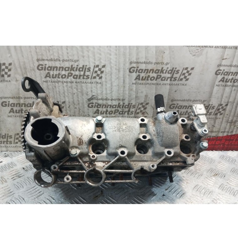 Καπάκι Μηχανής (Κεφαλάρι) Volkswagen Polo 9N Κωδ.Κινητηρα AWY 2002-2005 03D103374F *ΣΠΑΣΙΜΟ