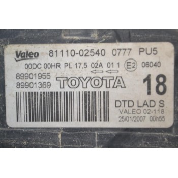 Φανάρι Xenon Εμπρός Δεξιά Toyota Auris 2007-2010 81110-02540
