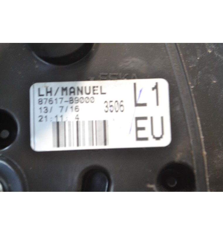 Καθρέπτης Μηχανικός Εμπρός Αριστερά Hyundai i 10 2016-2019 87617-B9000