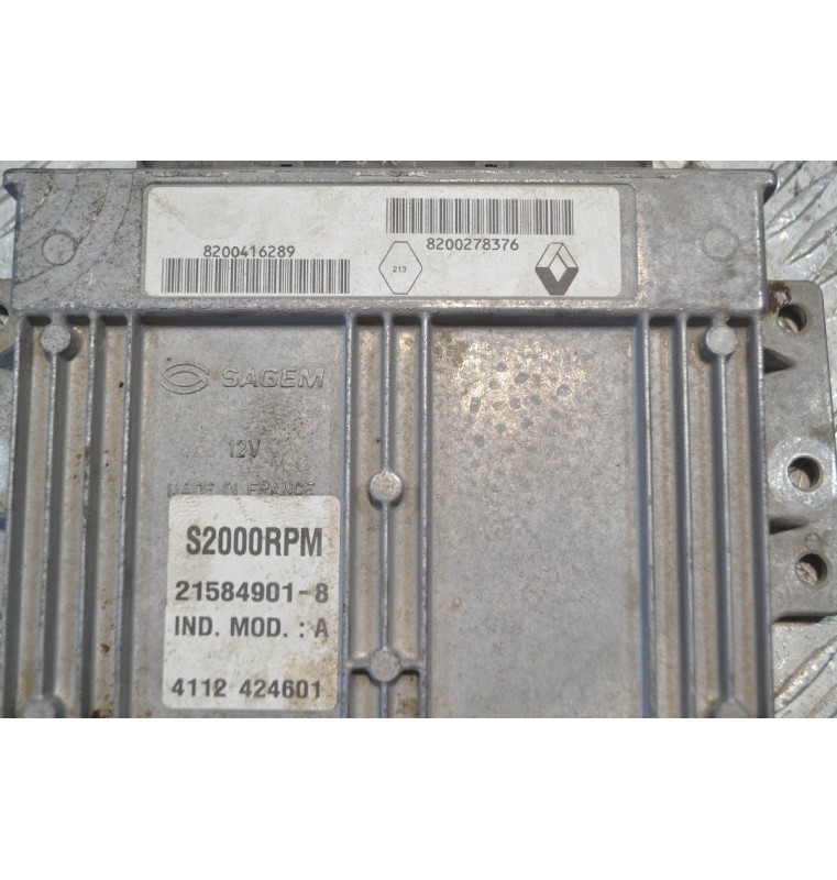 Εγκέφαλος Renault Laguna 1.8 16V 2001-2005 8200278376 21584901-8