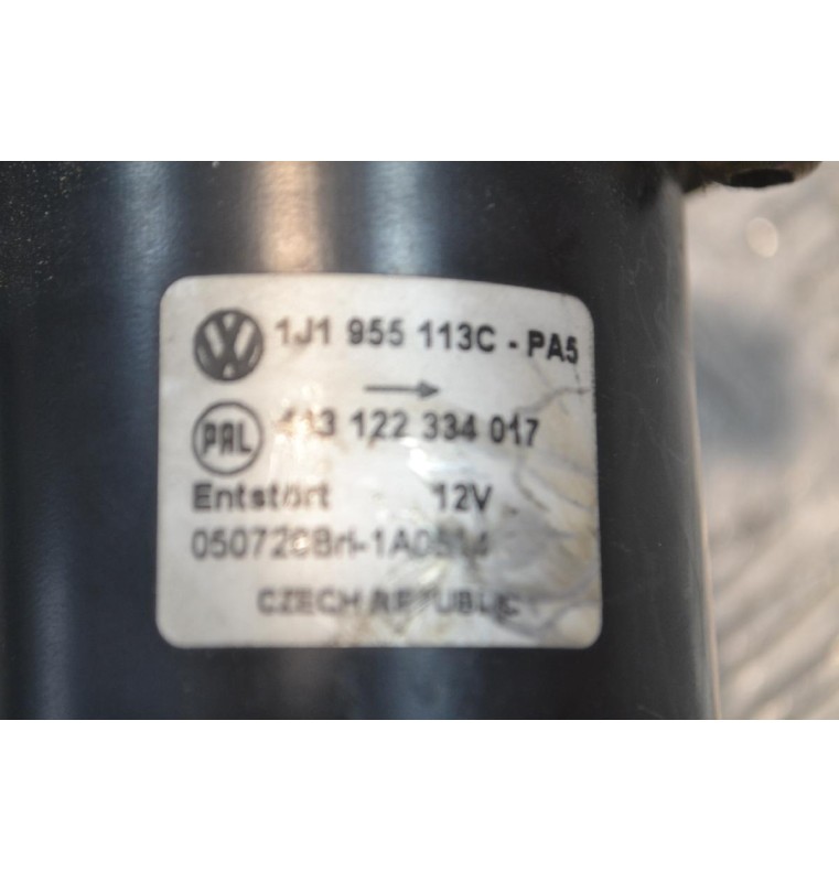Μοτέρ  Υαλοκαθαριστήρων Με Μπράτσα Εμπρός 4 pins Skoda Octavia 4 1997-2004 1J1955113C