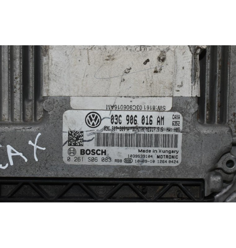 Εγκέφαλος Κινητήρα Volkswagen Golf 1.4 TSI 2005-2013 BOSCH 03C906016AM 0261S06083 MED17.5.5