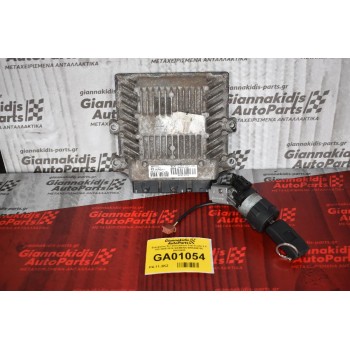 Εγκέφαλος Σετ Immobilizer Fiat Scudo 2.0 HDI 2005-2014 SIEMENS 5WS40615C 36410600