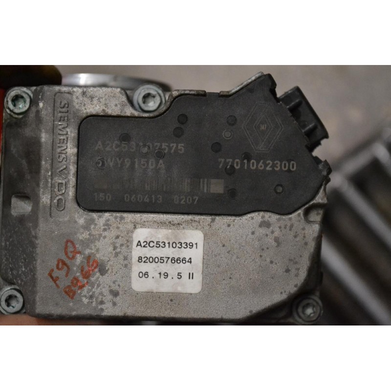 Πεταλούδα Γκαζιού Suzuki Grand Vitara 1.9cc DDIS F9Q B266 2006-2010  A2C53107575 /5WY9150A / A2C53103391(Σπασμενο Φις)