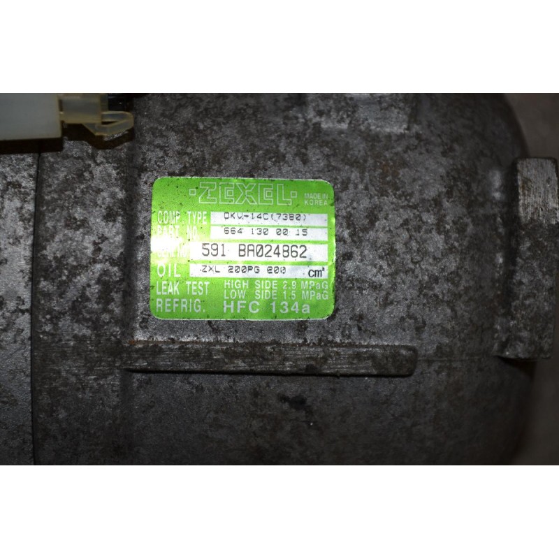 Κομπρεσέρ Aircondition SsangYong Kyron 2.0cc XDI 664950 2002-2010 6641300015