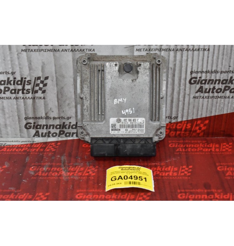Εγκέφαλος Κινητήρα Volkswagen BMY 1.4TSI 2004-2008 03C906032C 0261201538 17.5.1