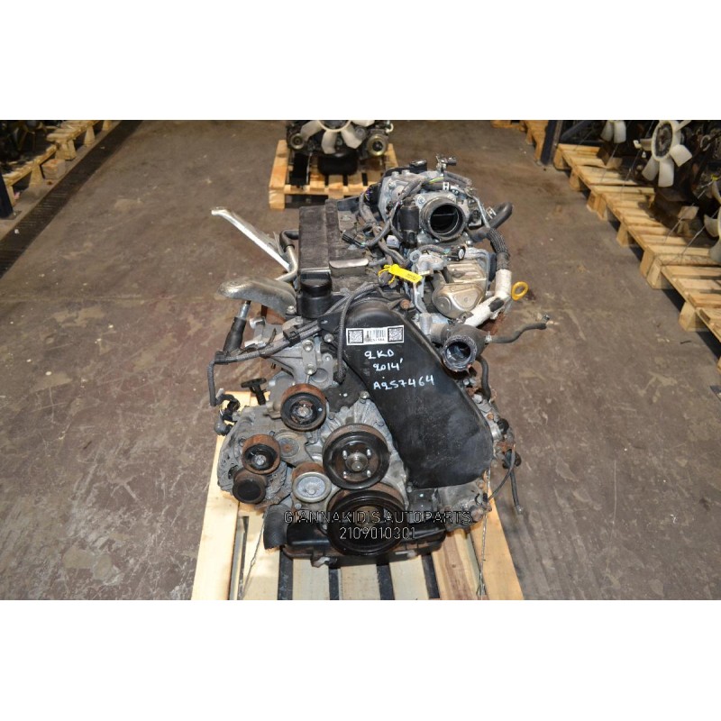 Κινητήρας - Μοτέρ Toyota Hilux 2.5 D4D 2KD 2010-2015 (Euro 5,Λείπει η τουρμπίνα) 160.000ΧΛΜ