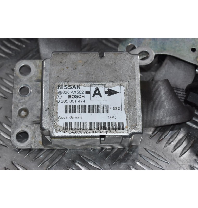 Σετ Αερόσακων Κομπλε Nissan Micra Κ12 2003-2011 (Λείπει το καπάκι του Συνοδηγού)