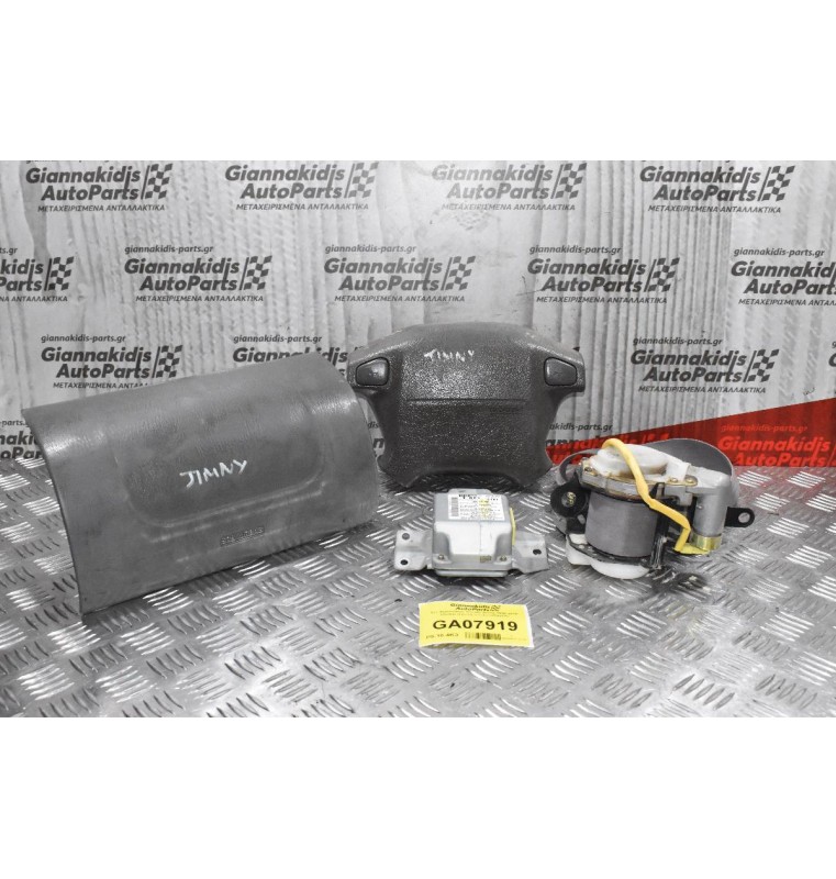 Σετ Αερόσακων Suzuki Jimny 1998-2010 (Λείπει η ζωνη του Συνοδηγού)