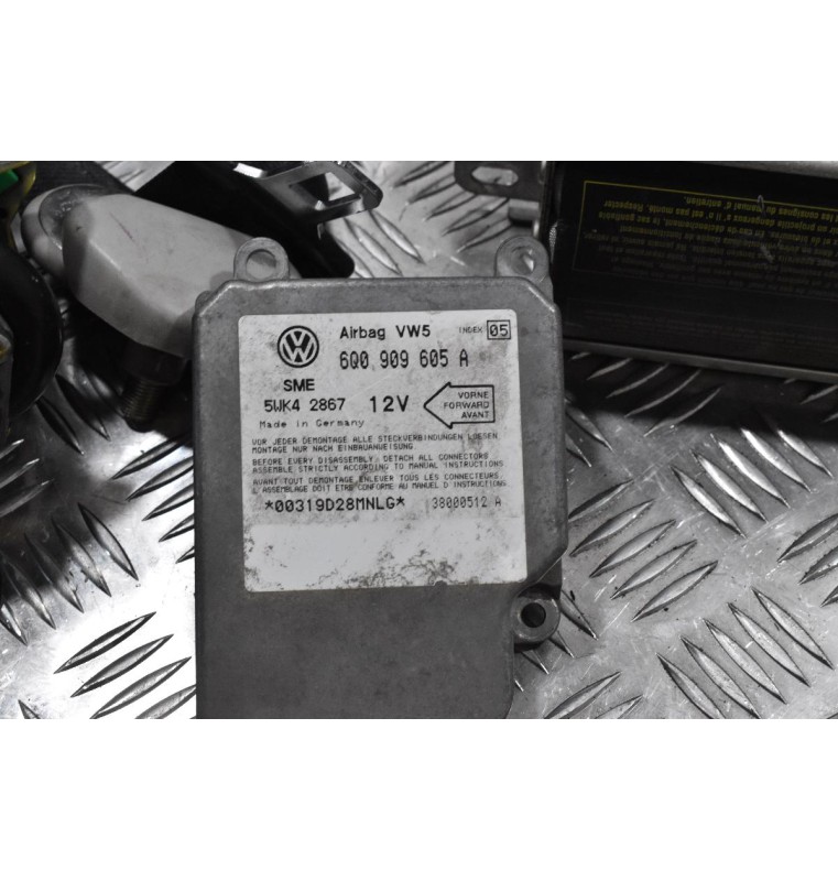 Σετ Αερόσακων Κομπλέ Volkswagen Golf 4 1998-2004 (Λείπει η Ζώνη Του Οδηγού)