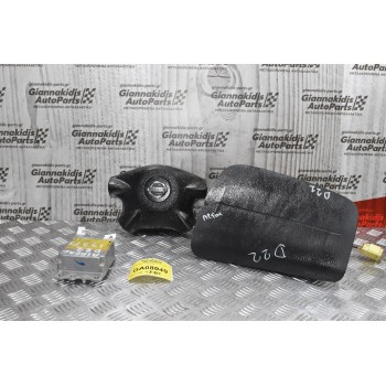 Σετ Αερόσακων Nissan Navara D22 1998-2005 (Αριστεροτίμονο)