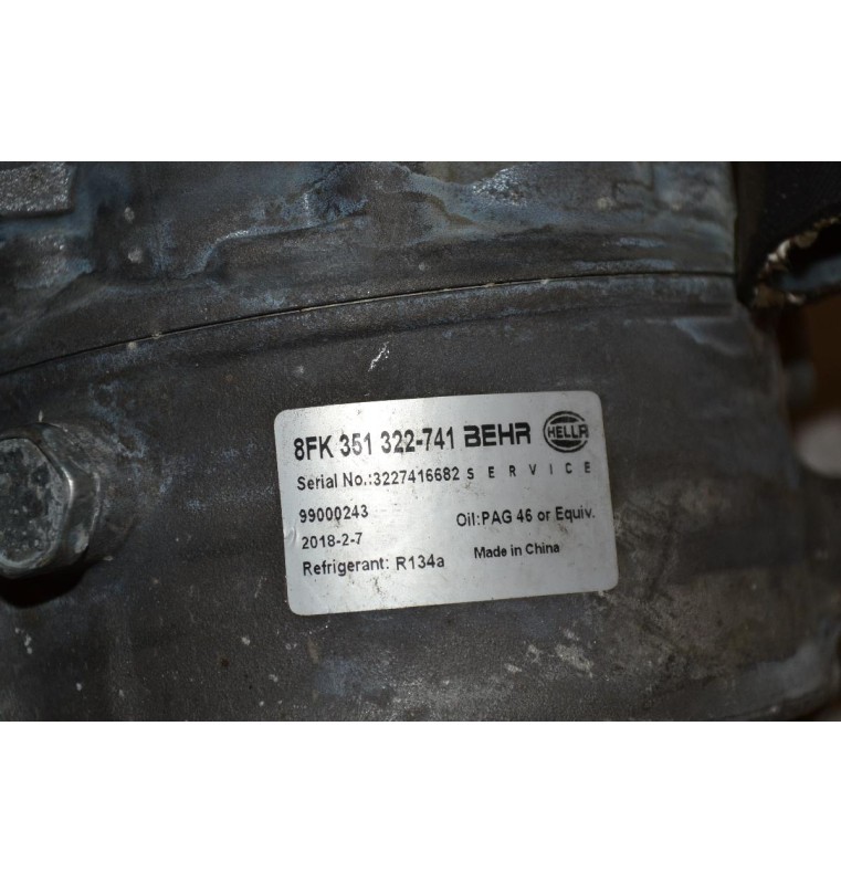 Κομπρεσέρ Aircondition - A/C Volkswagen Golf Jetta Touran 1.4cc TSI 140PS 2002-2010 8FK351322-413