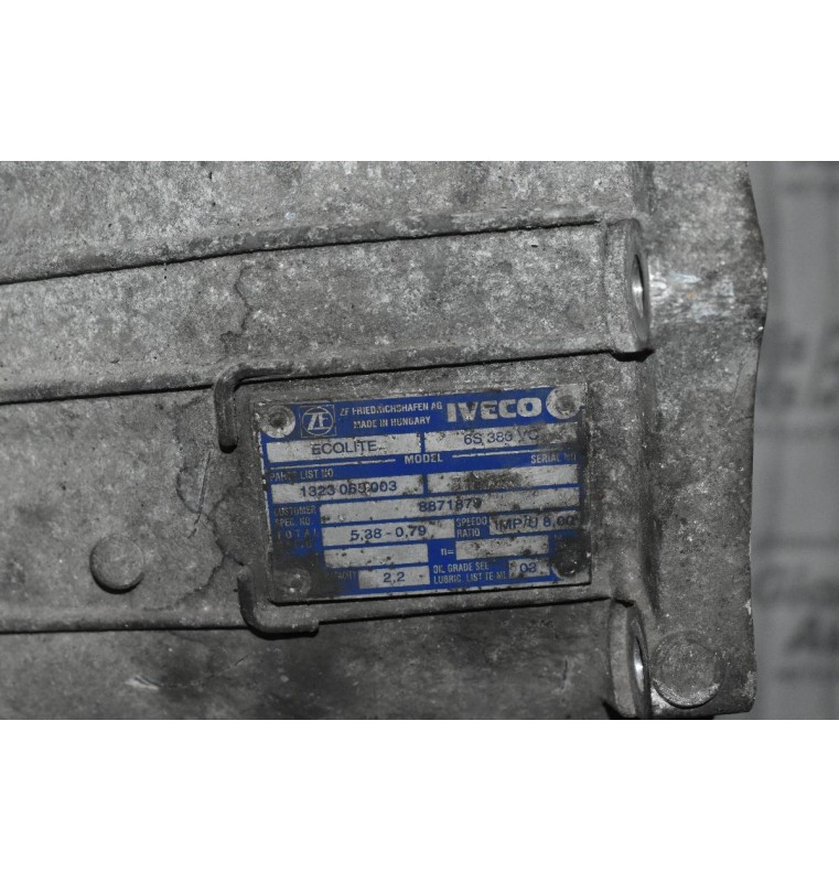 Κιβώτιο Ταχυτήτων / Σασμάν Iveco Daily 2.3 F1AE0481A 2001-2010 6S380VO 1323065003 8871879 ECOLITE