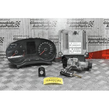 Εγκέφαλος Σετ Immobilizer Volkswagen Amarok CDC BiTdi 2.0cc 163ps 03L906019FA 0281018004 2H0920861