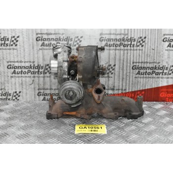 Turbo/Tουρμπίνα Με Πολλαπλη Εξαγωγης Volkswagen Golf V BKD 2000-2008 GT17490A 717858-5009s