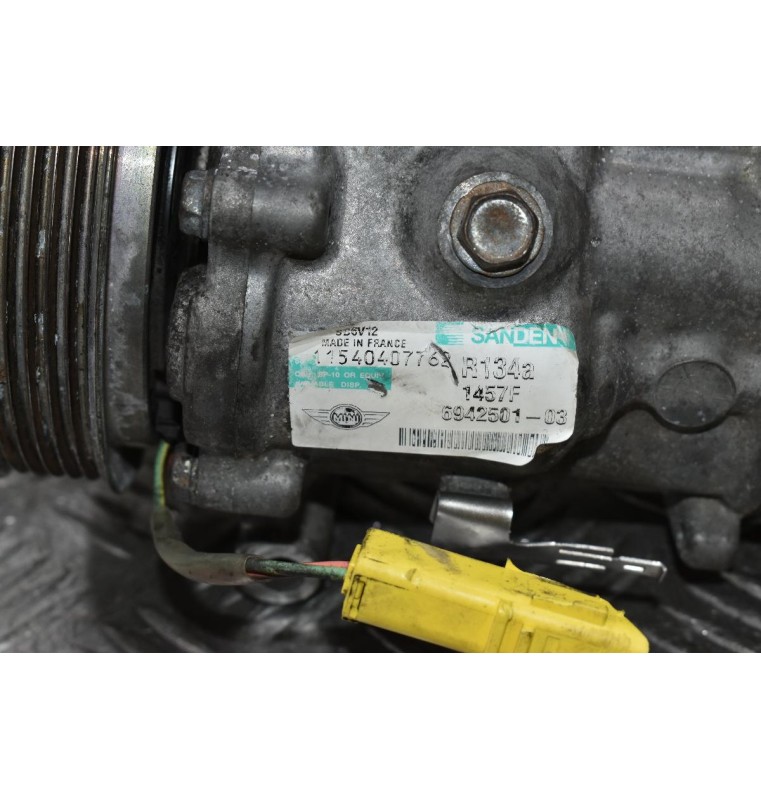 Κομπρεσέρ Aircondition - A/C  Mini Cooper R56 N12B16AA 2006-2014 SANDEN 6942501-03 1457F